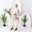 Ivory Thin Chanderi Printed Stole (1 PC)