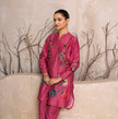 Old Rose Silk Chanderi Printed Shirt Style Tunic (1 PC)